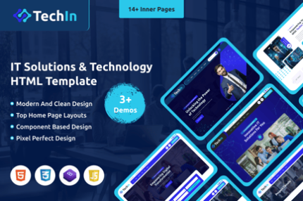 Techin – IT Services and Technology HTML Template