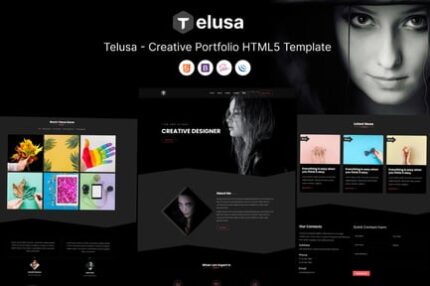 Telusa - Creative Portfolio HTML5 Template