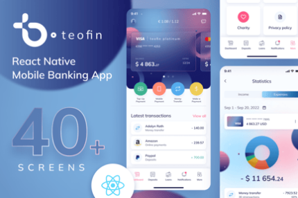 Teofin - Mobile Banking React Native App