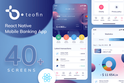 Teofin - Mobile Banking React Native App