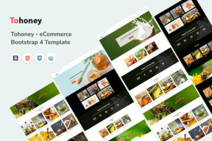 Tohoney - eCommerce Bootstrap Template