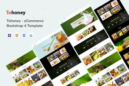 Tohoney - eCommerce Bootstrap Template