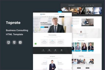 Toprate - Business Consulting HTML Template