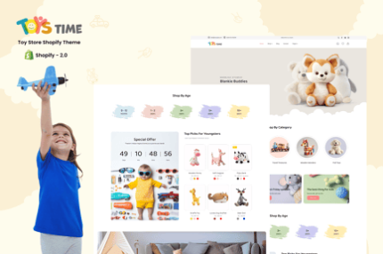 Toy Time - Kids Clothing, Toys Shopify Theme