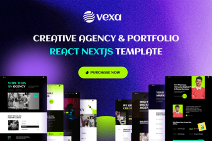 Vexa - Creative Agency & Portfolio NextJS Template