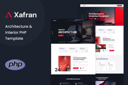 Xafran - Architecture & Interior PHP Template
